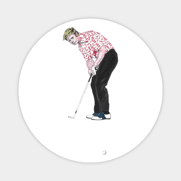 Jack Nicklaus Magnet by paulnelsonesch